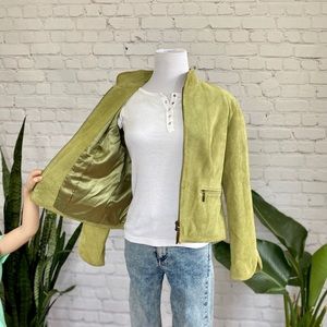 Petite Sophisticate Suede Jacket
